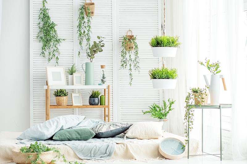 Dekoriertes Wohnzimmer Trend 2018