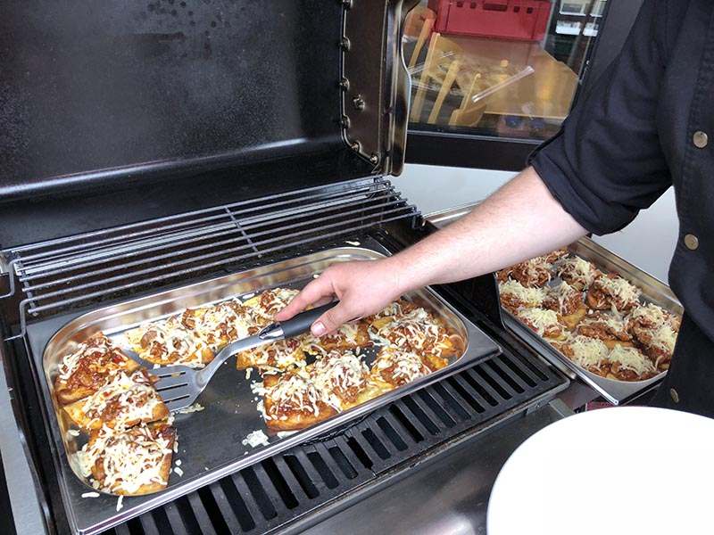 Nachos auf dem Grill