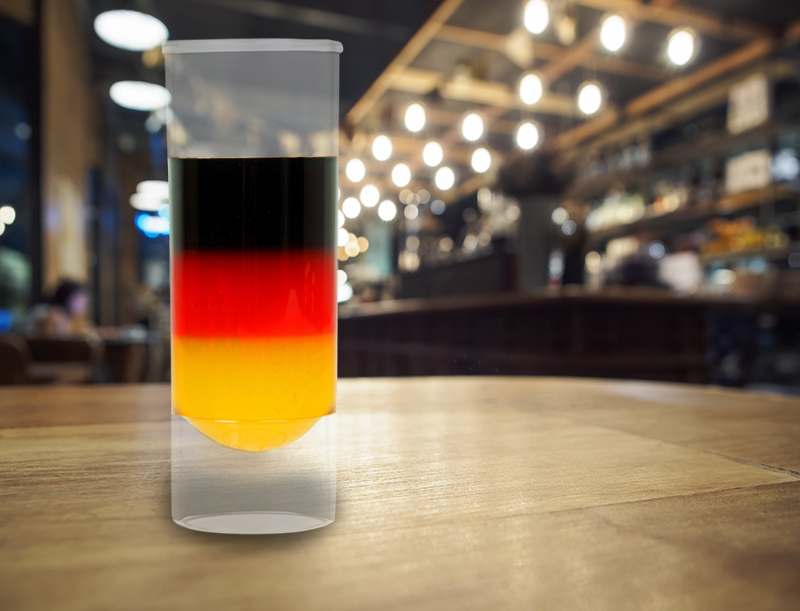 Schwarz-Rot-Gold Drink