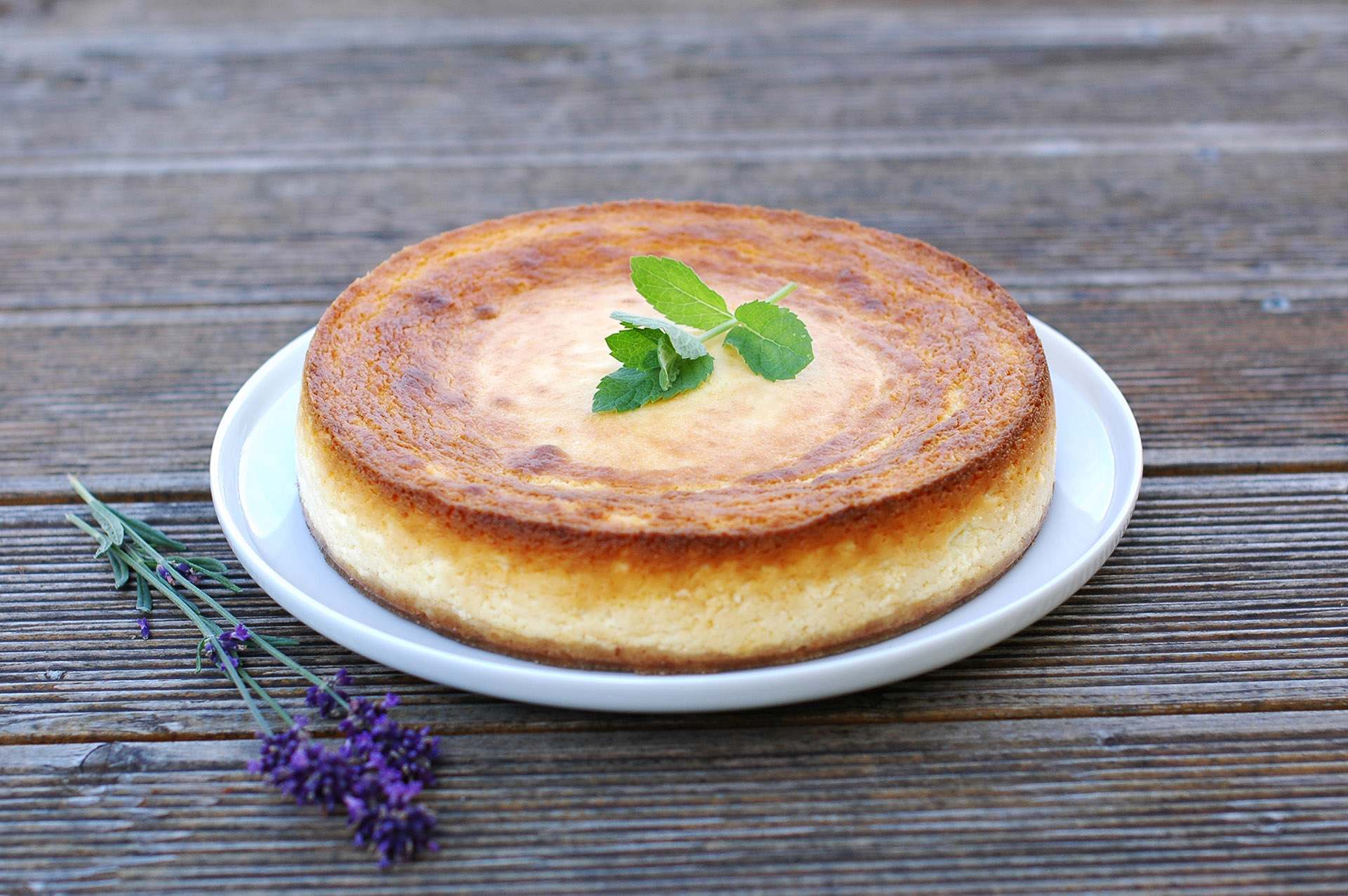 Lavendel Käsekuchen