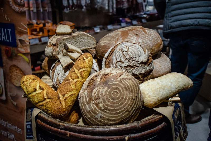 verschiedene Brotsorten der Bibelhausener Mühle