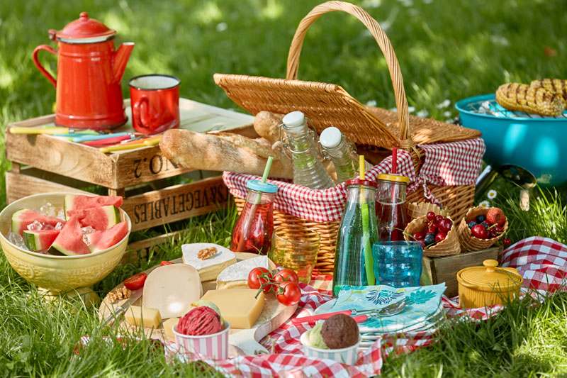 Picknick essen