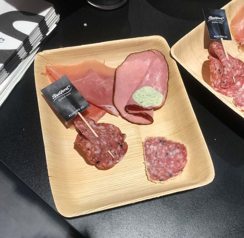 Bedforn: Salami und Schinken