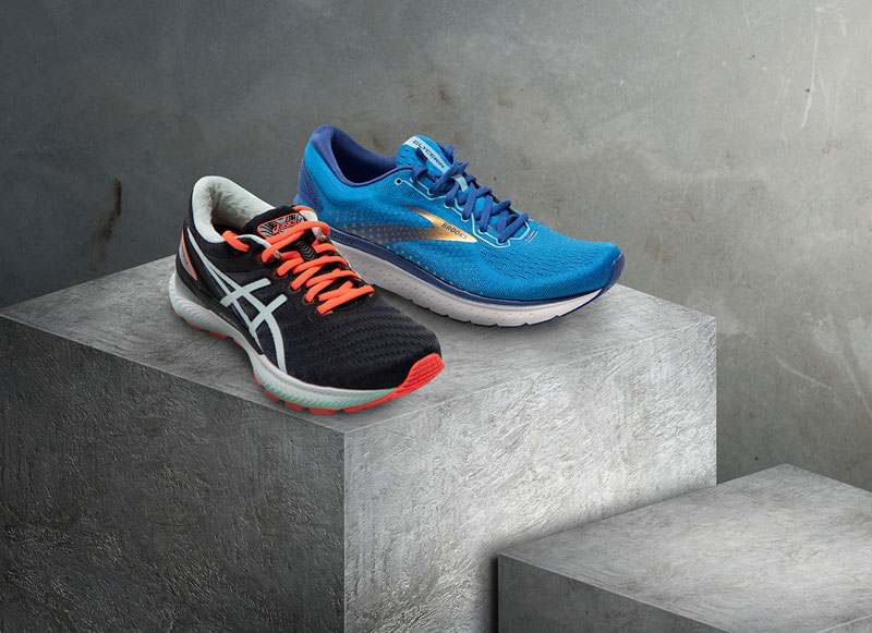 Laufschuh Asics Gel-Nimbus und Brooks Glycerine