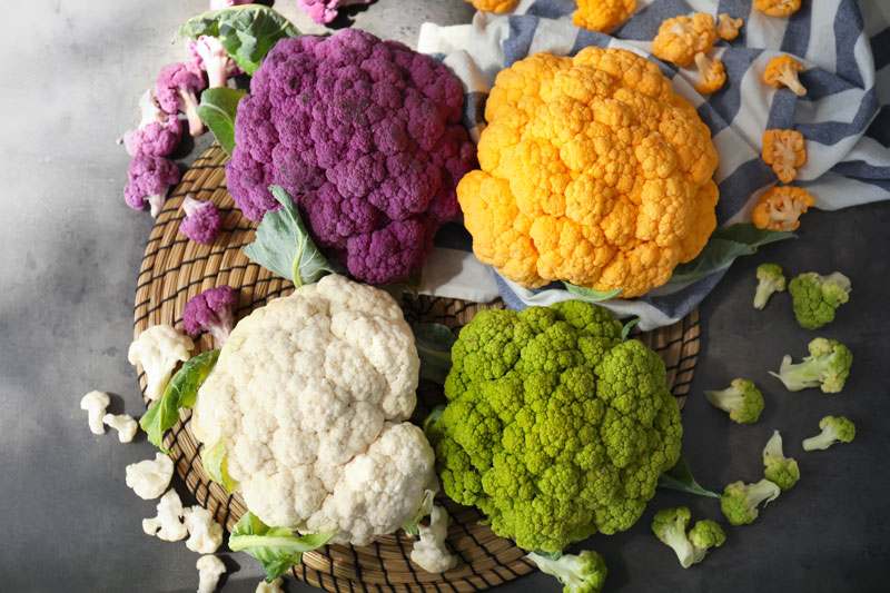 Blumenkohl bunt